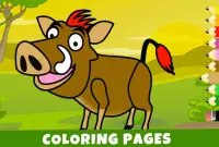 Savanna - Puzzles and Coloring Games for Kids Screen Shot 6