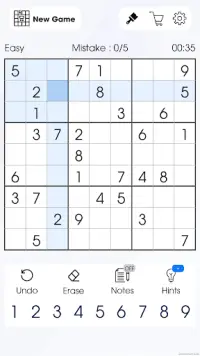 스도쿠-스도쿠 퍼즐, 두뇌 게임, sudoku Screen Shot 1