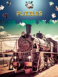 Train Jigsaw Puzzle Free Screen Shot 0