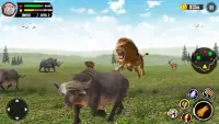 ครอบครัวสิงโต ป่า เกม 3d Screen Shot 4