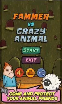 Farmer vs Crazy Animals Screen Shot 4