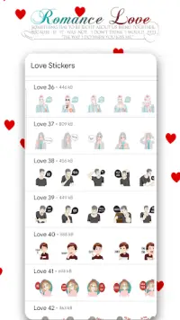 Couple Love Romance Sticker Packs : WAStickerApps Screen Shot 3