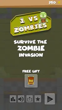 1 vs Zombies Screen Shot 0