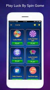 Luck By Spin - Lucky Spin Wheel Screen Shot 0