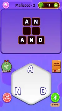 Word Cross Puzzle Screen Shot 2