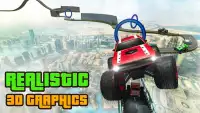 Grand Monster Truck Race : Impossible Tricky Stunt Screen Shot 9