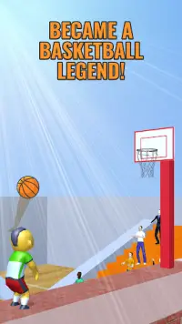 गेंद को पारित! - सबसे अच्छा बास्केटबॉल खेल Screen Shot 1