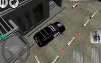 3D police car parking Screen Shot 1