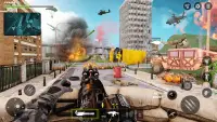 युद्ध फौजी बंदूक शूटिंग गेम्स Screen Shot 0