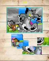 Tom vs Jerry Battle Jigsaw Screen Shot 2