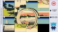 Bear's Ukiyo-e 15puzzle - 36Views of Mount Fuji Screen Shot 3