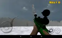 Zombie Sniper: Winter Survival Screen Shot 0