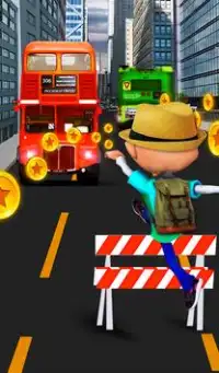 High School Bus Rush - Runner Kid Game Screen Shot 3