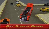 City Towing Truck Drive - Car Pull Police Duty Sim Screen Shot 0