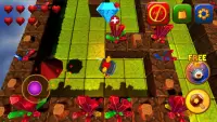 Maze Cube Game 3D: Monsters vs Man Screen Shot 2