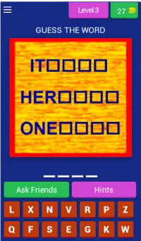 3 to1 Word Game (Compound Word Game) Screen Shot 2