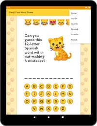Emoji Cats Word Guess Screen Shot 20