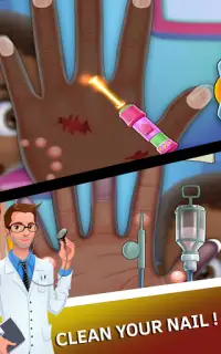 Da tay Doctor Trò chơi: Phẫu thuật Bệnh viện Games Screen Shot 1