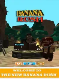 Subway Banana Monkey Rush Screen Shot 0