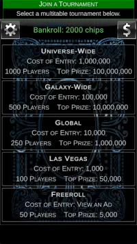 Offline Tournament Poker - Tex Screen Shot 1