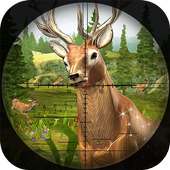 鹿のシューティングゲーム：動物の狙撃シューティング