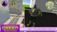 Incredible Green Avenger Screen Shot 2