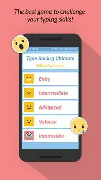 TYPE RACING 2019: FAST TYPING SPEED TEST GAME Screen Shot 0