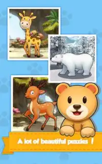 Furry Pets: Kids Jigsaw Puzzle Screen Shot 2