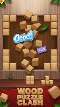 wood clash | el juego gratis de alinear bloques Screen Shot 3