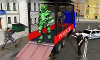 Aliens Transport - Police Transporter Truck Screen Shot 1