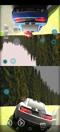 Two Player Racing 3D - 2 Player Car Race Screen Shot 3