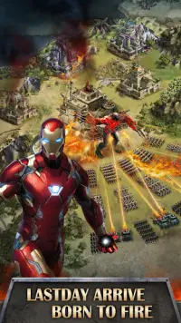 Mutants War: Heroes vs Zombies MMOSLG Screen Shot 1