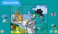 Jerry Mouse et Tom Kitten Puzzle Screen Shot 1