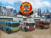 Fire Truck Simulator: Emergency Rescue Code 3D Screen Shot 5