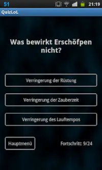 LoL Allgemeinwissen-Quiz Screen Shot 1