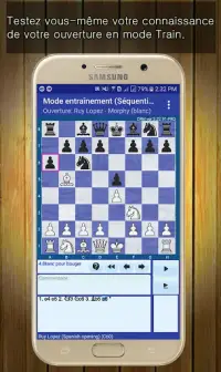Chess Trainer Free - Créateur de répertoire Screen Shot 2