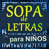 Sopa de letras para niños