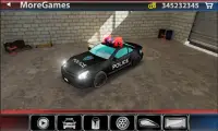 कार पार्किंग 3 डी: पुलिस कारें Screen Shot 0