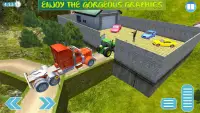 Yeni Traktör Simülatörü 2018 Çekme: Traktör Oyunu Screen Shot 8