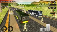 Army bus games military bus Screen Shot 5