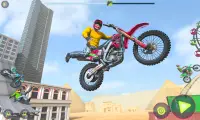 Crazy Bike Racing Stunt-Spiel Screen Shot 1