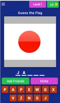 Guess The Flag : Trivia Game Screen Shot 0