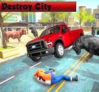 Angry Bull Simulator 2019: Bull Attack Games 3D Screen Shot 5