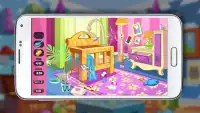 Happy Cleaning Pinky House Screen Shot 2