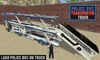 Camión transporte buses policí Screen Shot 5