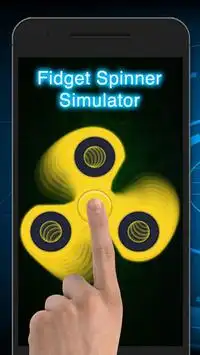 Fidget Spinner - Top Hand Fidget Spinner Simulator Screen Shot 0