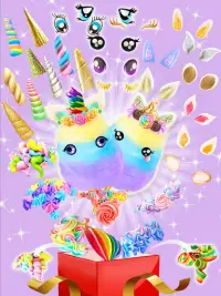 Unicorn Cotton Candy Maker - Rainbow Carnival Screen Shot 2