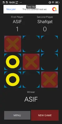 Tic Tac Toe - Robotic XOXO with sound effects 2021 Screen Shot 5