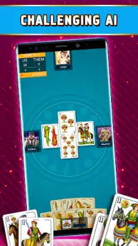 Tute Offline - Single Player Card Game Screen Shot 3