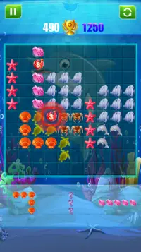 Ocean Block Puzzle Mania Game Screen Shot 2